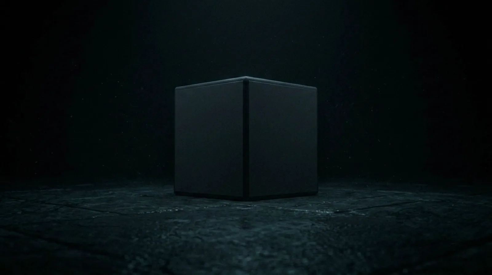O cubo da Pixel Lever apagado, no escuro